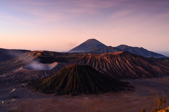 Mount Bromo at dawn, East Java, Indonesia