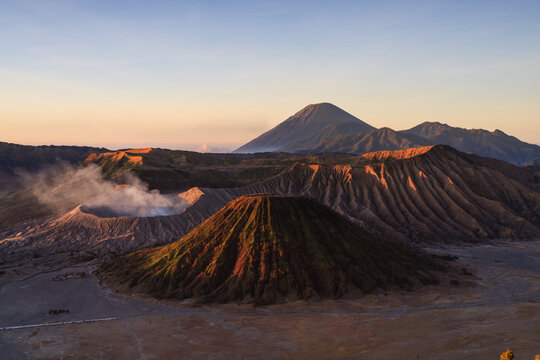 Mount Bromo at sunrise, East Java, Indonesia