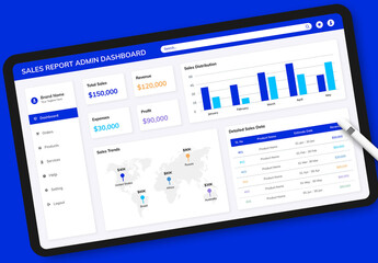 Dynamic Sales Analytics Dashboard UI Kit