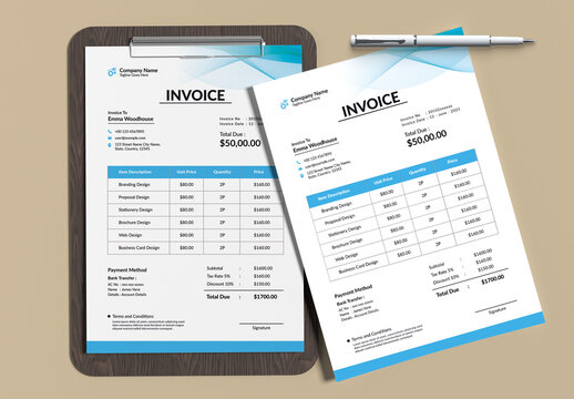 Minimal Invoice Layout