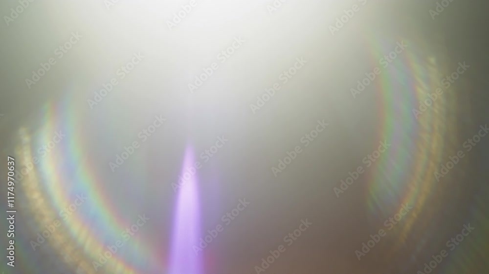 Poster abstract light leaks creating a mystical texture and rainbow effect