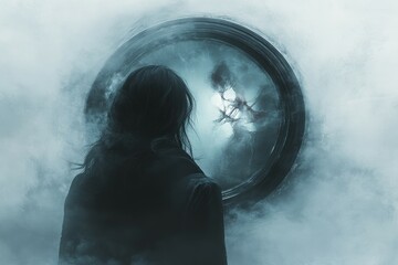 Fototapeta premium The Veiled Mirror, Conversion Disorder