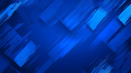 Abstract Blue Brushstrokes Background