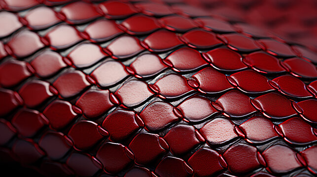 closeup photo of red snake skin pattern background