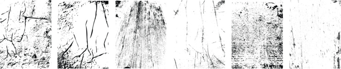 Grunge textures set. Collection of vector, distress, textures .Simply Place grungy textured overlay over any Object to Create grunge ,dirty effect .Various distressed texture for your design. 