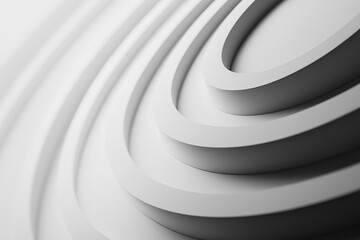 Obraz premium abstract 3d white background