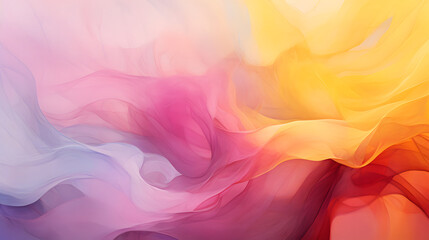 Obraz premium Digital colorful vibrant curves abstract poster web background