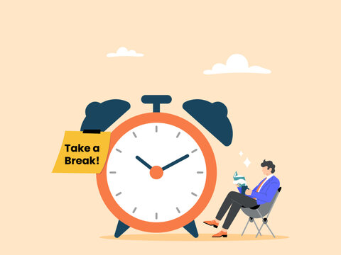 It's time to take a break to recharge and relax from work