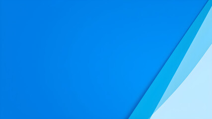 Obraz premium Abstract geometric blue background. Generative AI