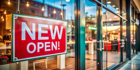 Now Open Sign Business Grand Opening Shop Retail Store Signboard