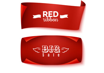 Red Paper Banner Set