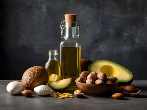 A comprehensive explanation of the different types of dietary fats, their sources, and their impact on health.