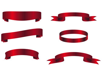Red ribbons collection