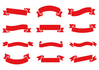Red ribbons collection