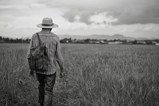 A weary modern man escapes the chaos of city life for the peaceful solitude of the countryside