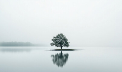 Fototapeta premium Peaceful landscape background