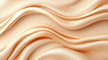 Obraz premium Abstract Beige Fabric Waves