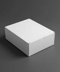 White blank packaging mockups . White package cardboard box for products on grey background for print design template, use for template your design