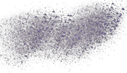 Fototapeta premium Festive stars dust explosion confetti colorful falling on transparent background used for anniversary, wedding, birthday, new year celebration