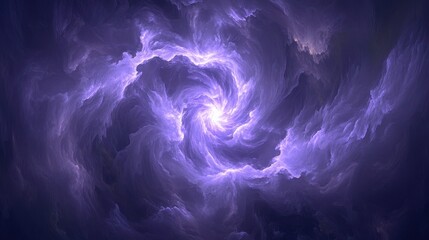 Mystical swirling cosmic energy abstract art digital artwork dark universe aerial perspective spirituality