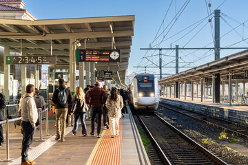 train station, Santiago de Compostela, province of La Coruña, Galicia,