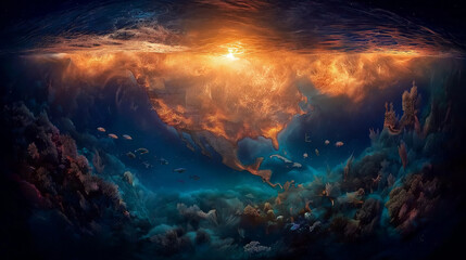 Obraz premium USA map.