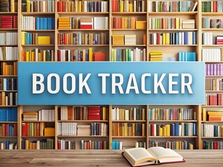 Panoramic Book Tracker Template:  Organize Your Reading Journey