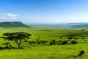 Obraz premium African Savanna Landscape Photo