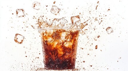 Artistic set of coffee beans and coffee cup drinks isolated on white background,hand-drawn vector,hot coffee drinks,cafe shop,modern flat design,Fashionable and cute coffee motif concept.