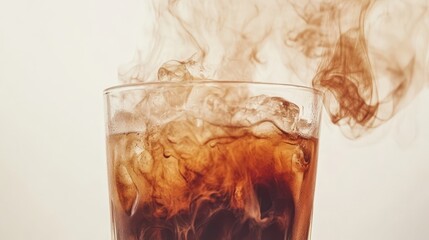 Artistic set of coffee beans and coffee cup drinks isolated on white background,hand-drawn vector,hot coffee drinks,cafe shop,modern flat design,Fashionable and cute coffee motif concept.