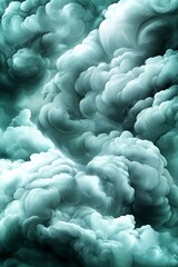 Fototapeta premium Dark Storm Clouds in a Turbulent Sky