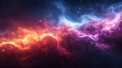 Obraz premium Gradient background shifting from deep purples to bright blues with a subtle starry texture