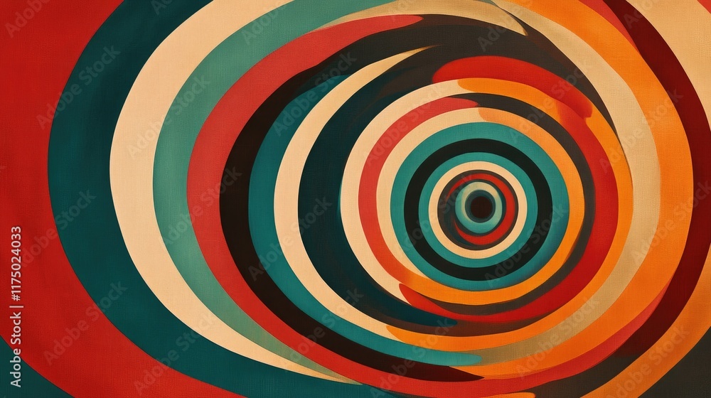 Aufkleber an abstract digital artwork featuring swirling colors and shapes, creating a mesmerizing visual that