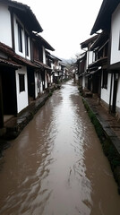 Moody Canal Scene Photo