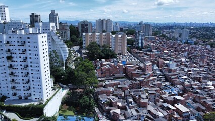 December 25, 2024 social inequality in Brazil. community of Paraisópolis, São Paulo