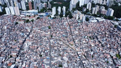 December 25, 2024 social inequality in Brazil. community of Paraisópolis, São Paulo