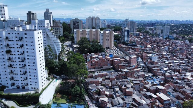 December 25, 2024 social inequality in Brazil. community of Parais&oacute;polis, S&atilde;o Paulo
