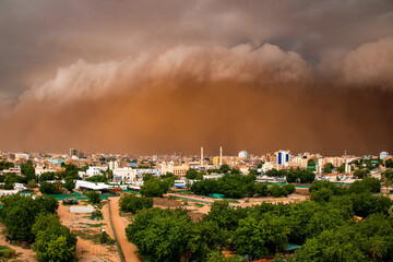 sand storm cloud stormy heaven Sudan