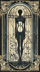 Obraz premium The Mirror Cage, Anorexia Nervosa