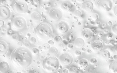 Foam cleanser bubble texture design in beauty industry. Glow from inside. Inner radiance, luminous vitality, wellness, healthy energy, serene, balanced care, nutrients, wholesome nourishment concept