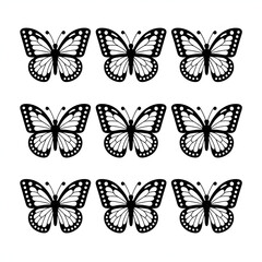 pattern with butterflies