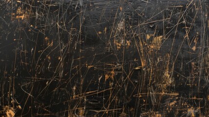 Fototapeta premium Textured Metal with Black Scratches