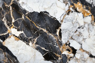 Fototapeta premium Elegant black and white marble texture a rustic abstract background for architectural design