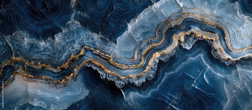 Poster abstract ocean blue grey marble texture with natural stone tile design suitable for background or co