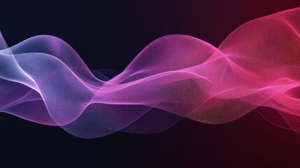 Obraz premium Abstract Flowing Waves Background for Modern Technology and Digital Design