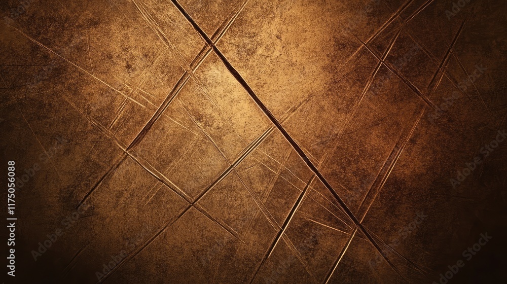 Fototapete Abstract textured brown background with intersecting light lines creating a dynamic and modern visual effect for design projects