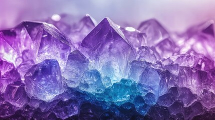 Fototapeta premium Abstract Dark Blue Purple Crystal Ice Background with Pearlescent Texture and Shimmering Light Reflections