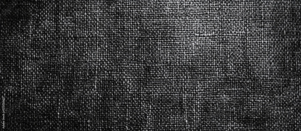 Poster dark gray fabric texture background with empty space for text and design elements