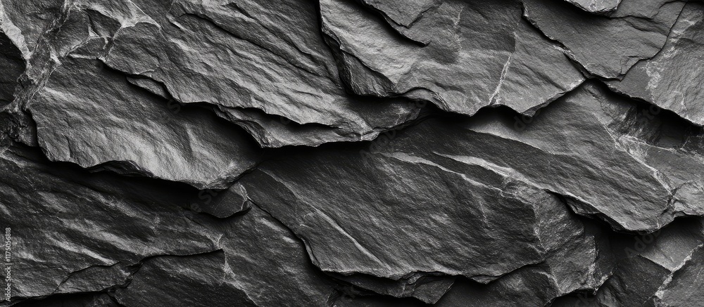 Poster textured dark grey slate surface background with blank space for custom text and graphics in a squar