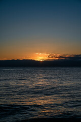 静岡県の海岸からの初日の出